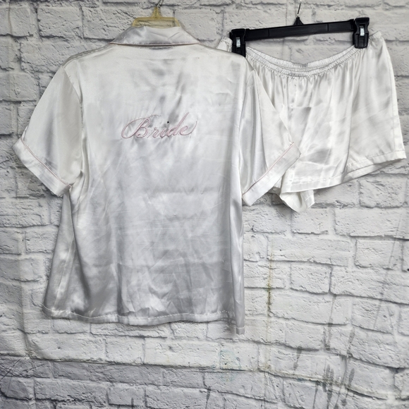 Linea Donatella Womens Bride Embroidered 2-Pieces Pajama Set - Picture 10 of 10